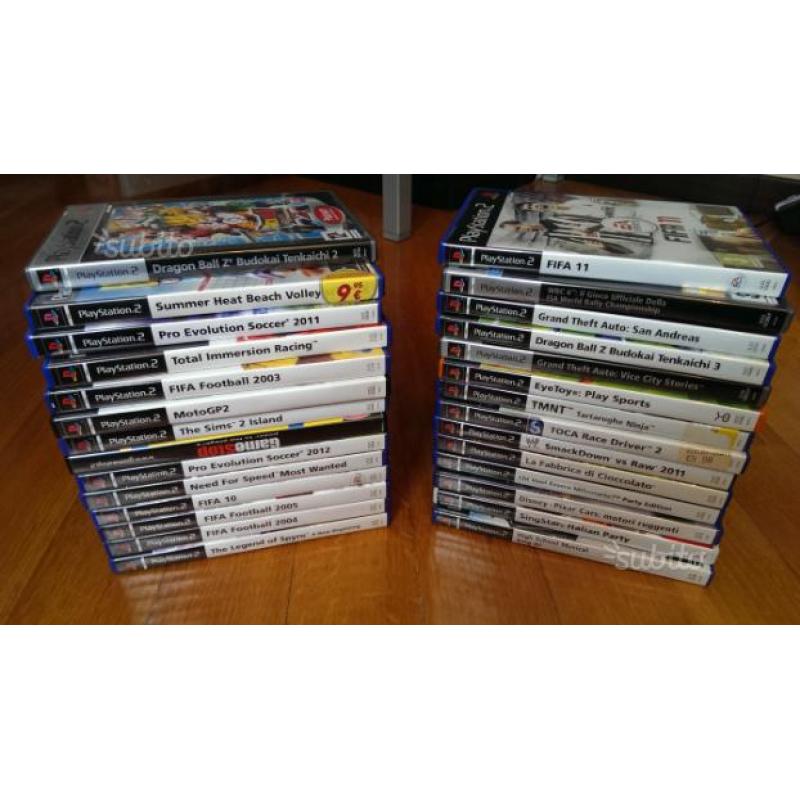 Playstation 2 + giochi + accessori