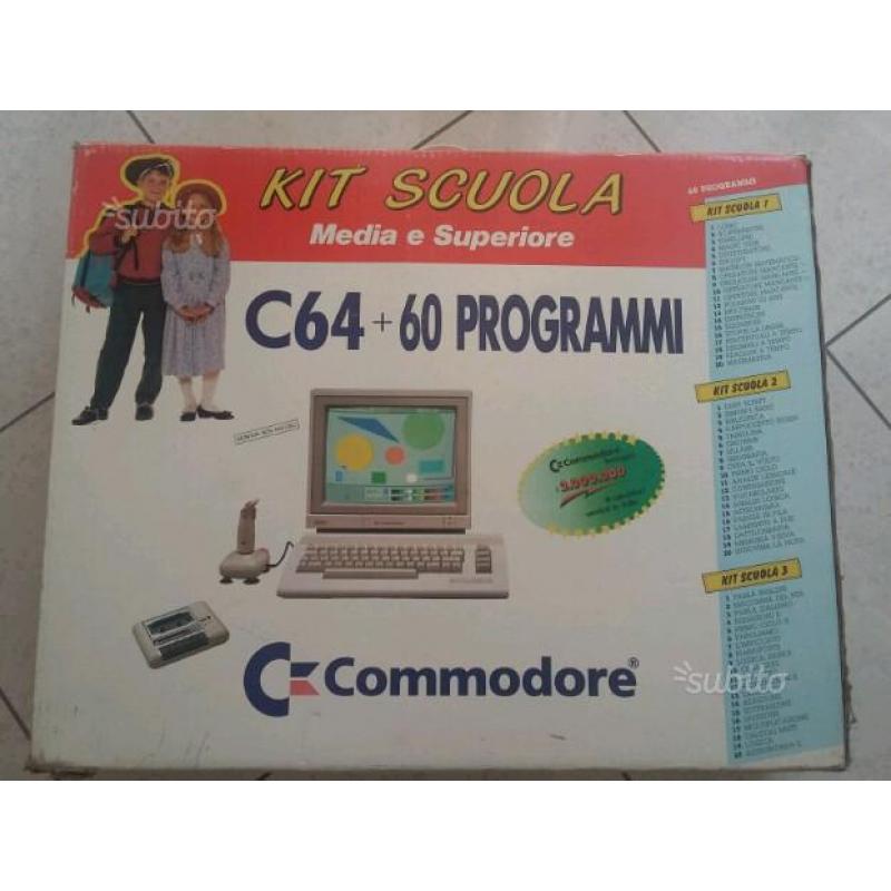 Commodore c 64 più kit scuola