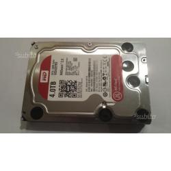 Hard disk sata 4Tb WD40EFRX NASWARE 2.0