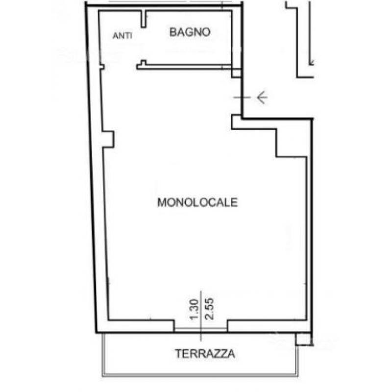 STATUTO monolocale ristrutturato con terrazza