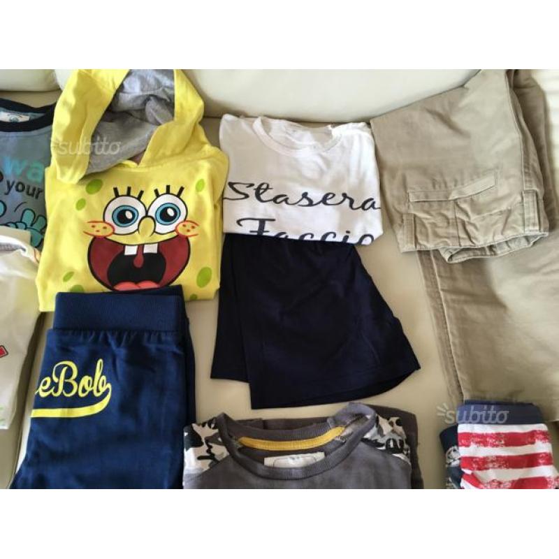 Stock abbigliamento bimbo 6/7 anni