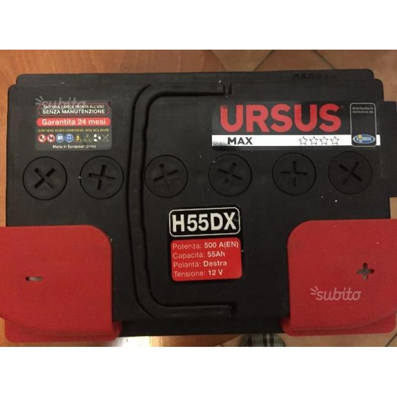 BATTERIA URSUS H55DX, 12V 55Ah 500A(EN)