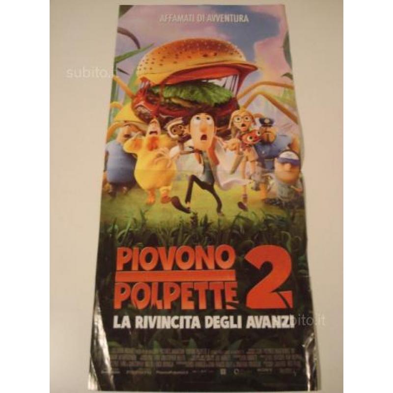 PIOVONO POLPETTE 2 locandina originale cinema