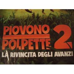 PIOVONO POLPETTE 2 locandina originale cinema