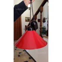 Lampadario rosso