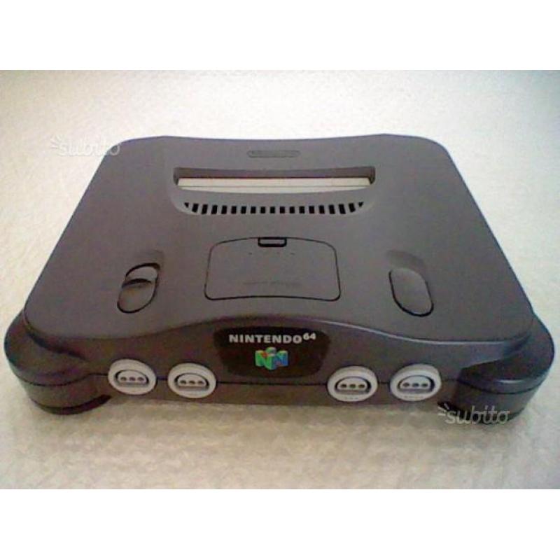 Nintendo 64 3 joy pad grigio rosso blu 2 prolunga