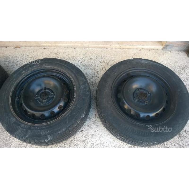 Cerchi in ferro 15" 4x100 Fiat