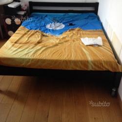 Letto IKEA con doghe e materasso: 150 x 200