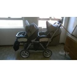 Passeggino gemellare peg perego