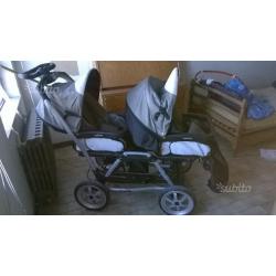 Passeggino gemellare peg perego