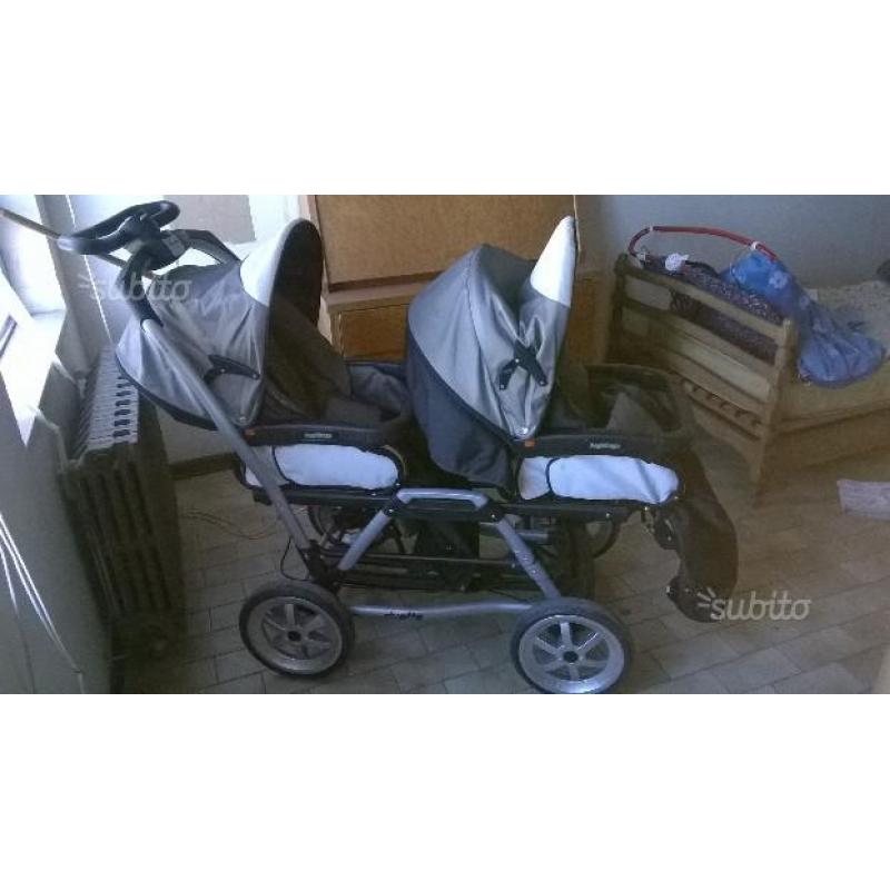 Passeggino gemellare peg perego