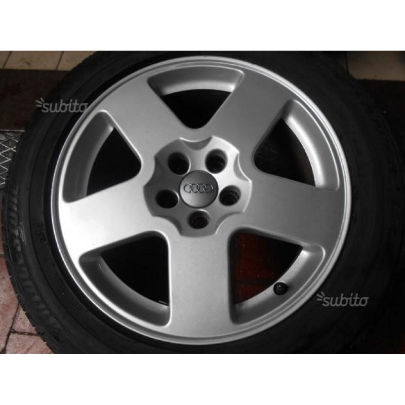 Cerchi gomme audi tt a1 a2 a3 vw polo gol16 5x100