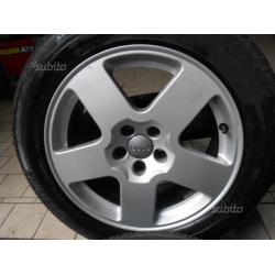 Cerchi gomme audi tt a1 a2 a3 vw polo gol16 5x100