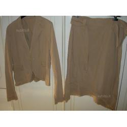 Tailleur beige taglia 42