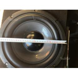 Subwoofer 38cm tec con amplificatore memphis